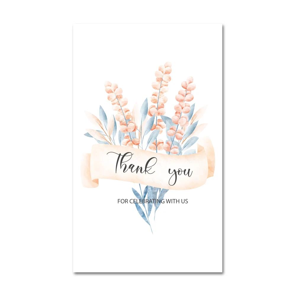 30 pces obrigado por apoiar meu cartão de visita pequeno obrigado cartão de agradecimento apreciação cardstock para vendedores presente cartão merci - Image 1