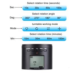 Inteligente Multifuncional Tempo Roating Mount Adaptador, Acessório da câmera, apto para Gopro Max Hero 11, 10, 9, 8, 7, Iphone, DJI, OSMO, Insta360, ONE X2, R - Image 4