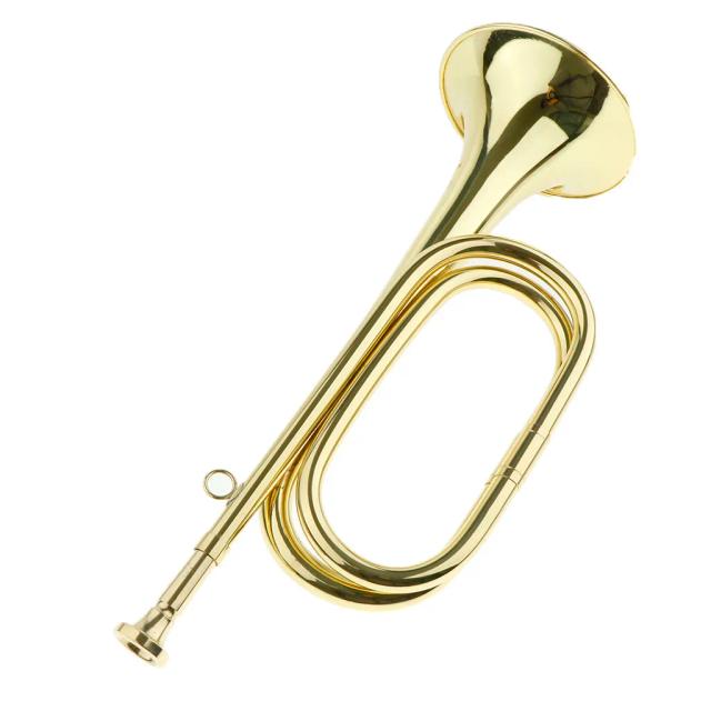 Trompete de Bronze Lovoski para Estudantes - Cornetim de Cavalaria, Ideal para Aprendizado Musical