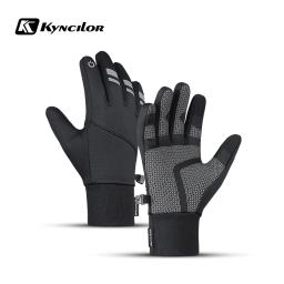 Luvas térmicas de motocicleta para homens, quente, touchscreen, dedo inteiro, impermeável, ao ar livre, esqui, ciclismo, inverno - Image 1