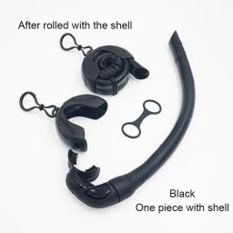 TOOKE-Mergulho Subaquático Dobrável Mergulho Livre, Todo Snorkel De Silicone, Tubo De Respiração Molhado Suave Flexível, Gel De Sílica, Snorkeling - Image 2