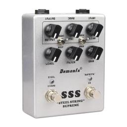 Demonfx-Pedal de sobrecarga de guitarra Delay Steel String Clean Drive, Tone Effect, função pré-amplificador, alta qualidade para SSS, novo - Image 1