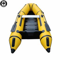 Barco de assalto inflável PVC para 3 pessoas, 3 pessoas, 2.3m, 0.9mm, Speed Kayak Canoe, acessórios para pesca, esporte aquático ao ar livre - Image 4