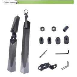Para-lamas para bicicletas, 2 peças, montanha 26, 27.5, 29 polegadas, asas de lama, frontal e traseira, montagem rápida, 27.2-34.9mm, selim - Image 3
