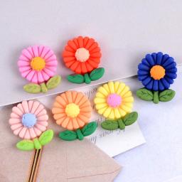 Enfeites fofos de flores de resina 24 peças, suprimentos de artesanato faça você mesmo patch de concha de telefone artes crianças acessórios de cabelo materiais de broche - Image 1