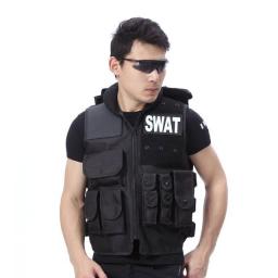 Colete tático preto genuíno masculino, modelo à prova de balas, Cs Protective Equipment - Image 1