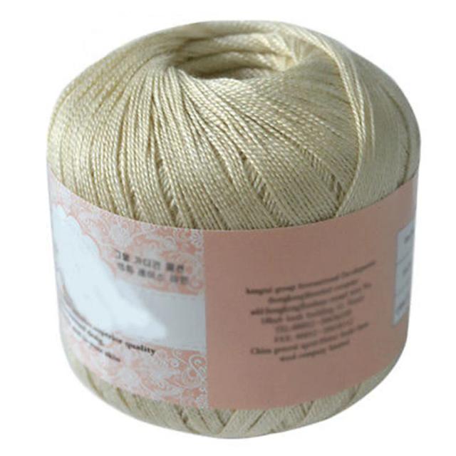 Fio Mercerizado de Algodão para Bordado, Tricô e Acessórios DIY - Ideal para Rendas e Costura, 1 Unidade