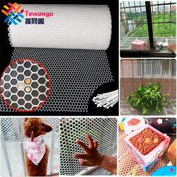 Tewango-Plástico Mesh Anti-Falling Safety Fence Net, Pet Mat, Janela Varanda e Escadas, Protective Cat Net, Free Cut, 1.64x16.4ft - Image 1