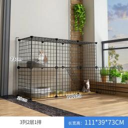 Pequena casa para gatos com espaço livre para banheiro, gaiola interna para gatos, villa doméstica, pequena casa para gatos, bolsa para gatos - Image 4