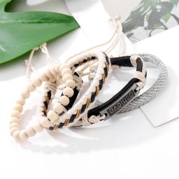 IFMIA-Conjunto de pulseiras de couro para homens, pulseira, pulseiras múltiplas, braceletes, festa, casamento, presentes de jóias, novo design, moda - Image 5