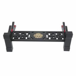 Suporte de espada acolchoado exibir veludo proteger rack de espada katana genji japonês samurai lâmina gladius templar medieval stand-dragon - Image 3