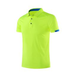 Polo esportivo personalizável com logotipo da empresa, bordado e design pessoal, fibra respirável e de secagem rápida masculino e feminino, 100% fibra - Image 4