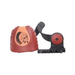 Tiro com arco flecha de couro aljava recurvo arco seta protecror saco de armazenamento para caça tiro americano recurvo arco longo acessório - Image 2