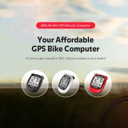 Meilan-mini computador de bicicleta m3, equipamento de gps para ciclismo, sem fio, com velocímetro de velocidade de horário, para jovens Oval bonito fácil de transportar meninas senhoras vermelhas pequena miniatura - Image 6