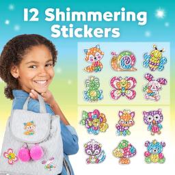 Big Gem Diamond Painting Sticker Kit para Meninos e Meninas, Artesanato de Arte, Mosaico Mágico, Dot Sticky Brinquedos, Unicórnio, Vida Marítima, 12 Criar, Presentes - Image 5