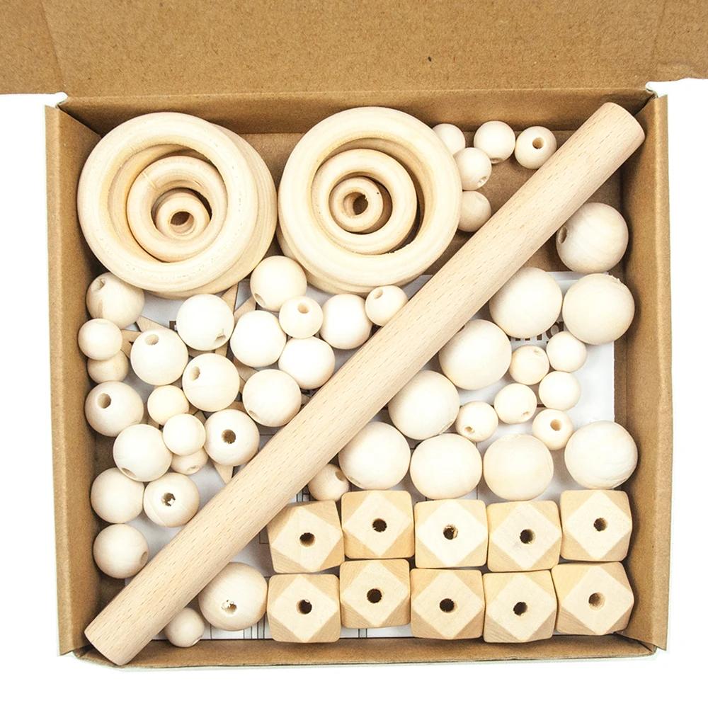 Macrame acessórios kit de tecelagem de madeira tear kit mão-tecido diy conjunto de tecido doméstico tapeçaria cachecol multifuncional tear costura - Image 1