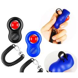 Animal de estimação gato cão treinamento clicker com dedo loop pulseira de pulso humanizado científico profissional design pet conjunto de ferramentas - Image 1