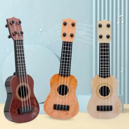 Ukulele guitarra brinquedos musicais de brinquedo das crianças instrumento musical adequado ukulele guitarra brinquedos educativos para crianças - Image 6
