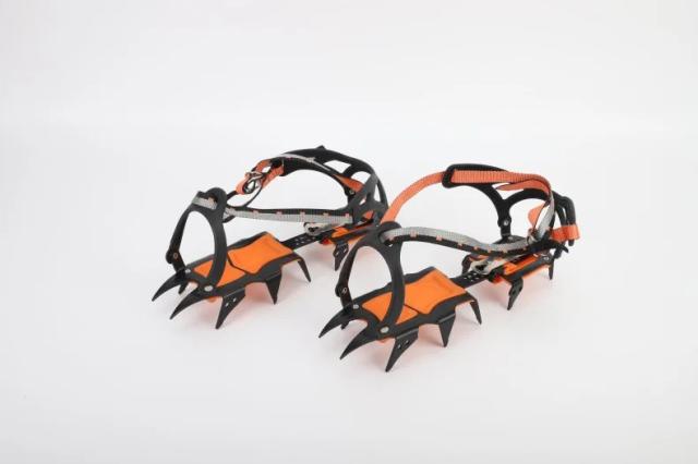 Crampons Antideslizantes de Gelo com 12 Dentes para Escalada e Caminhadas na Neve
