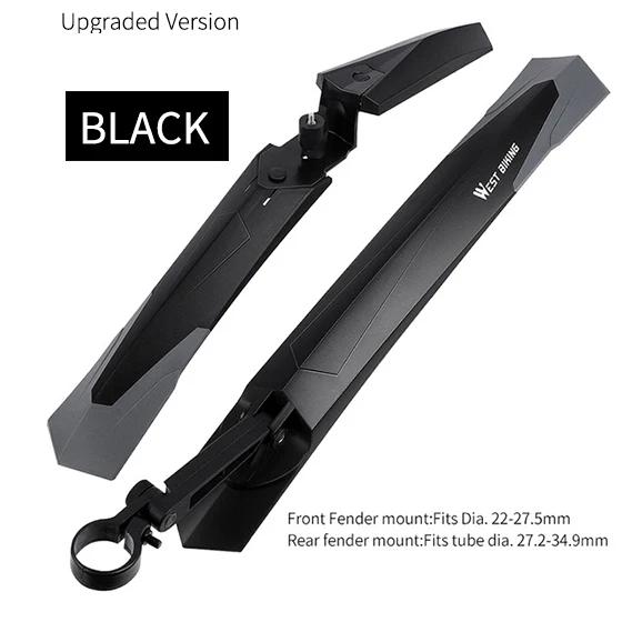 Conjunto de Pára-lamas para Mountain Bike West Biking - Proteção para Bicicletas de 26", 27.5" e 29" com Design Aerodinâmico