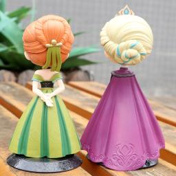 Nova princesa congelada 4 estilo anna elsa figuras de ação pvc modelo bonecas coleção presente aniversário crianças brinquedos presentes aniversário - Image 4
