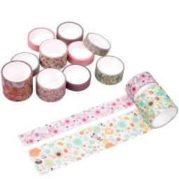 Conjunto de fita washi de 12 rolos, fita japonesa decorativa de outono floral e estampa de embalamento para scrapbook, faça você mesmo, planejadores de artesanato, presentes - Image 6
