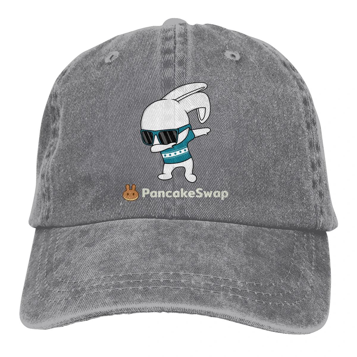 Boné de verão viseira de sol estacas hip hop bonés pancakeswap bolo crypto mineiros cowboy chapéu de pico chapéus - Image 1