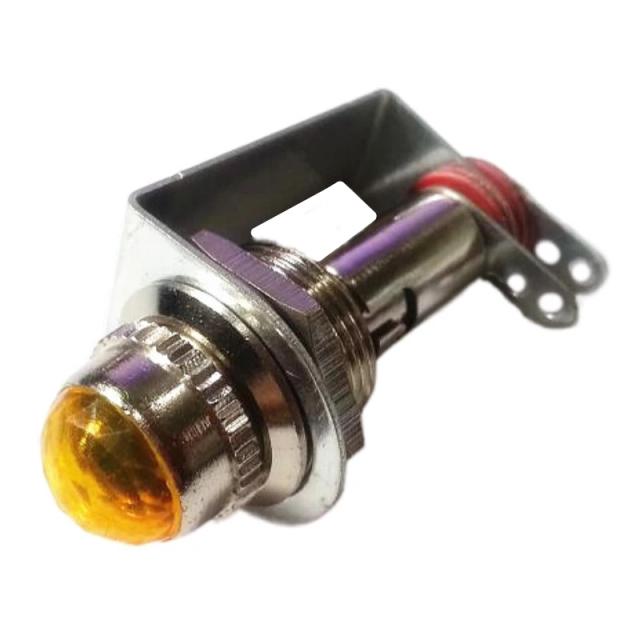 Amplificador de Potência 5pc com Acessórios, LED Indicador de Sinal e Suporte Embutido para Lâmpada 6.3V com Fivela Pequena