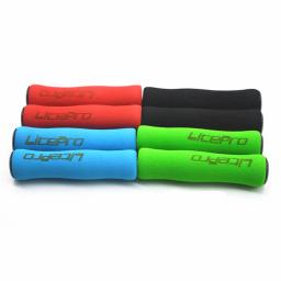 Litepro punho de esponja para guidão de bicicleta, universal, passagem dupla, confortável, dobrável, absorção de impacto, peças antiderrapantes - Image 3