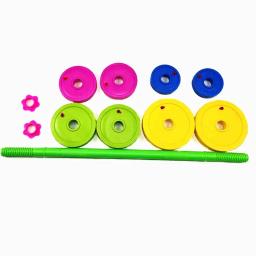 WolFAce-Conjunto de Barbell Ajustável para Crianças, Equipamento de Treino, Musculação, Haltere, Músculo, Ginásio, Início, Crianças - Image 4