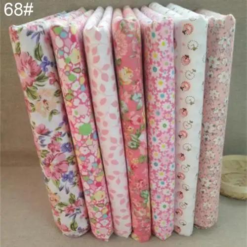 Tecido de Algodão Floral para Patchwork: Material Acolchoado Ideal para Costura DIY de Bebês e Crianças