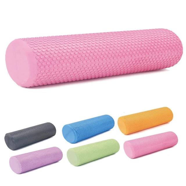 Rolo de Espuma Mini Yoga 30/45/60cm EVA Densidade Macia para Exercício e Terapia Física