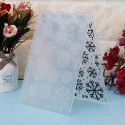 Molde de plástico para scrapbook, forma para decoração caseira de fotos, cartão de papel, artesanato, natal, flocos de nece - Image 2