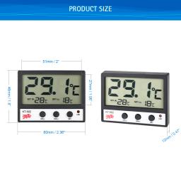 LCD digital termômetro para aquário, aquário termômetro, alta e baixa temperatura alarme, temperatura, alarme de temperatura, temperatura metros, temperatura metros, temperatura metros, ° C/° F - Image 2