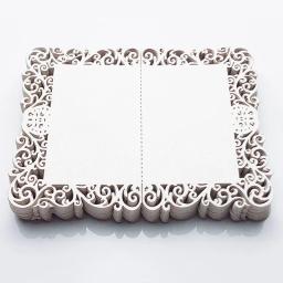 Cartões de renda com nome e laser cortados, 50 unidades, para festa de aniversário, casamento, decoração de mesa, faça você mesmo, nome da mesa, cartões de visita, mensagens - Image 6