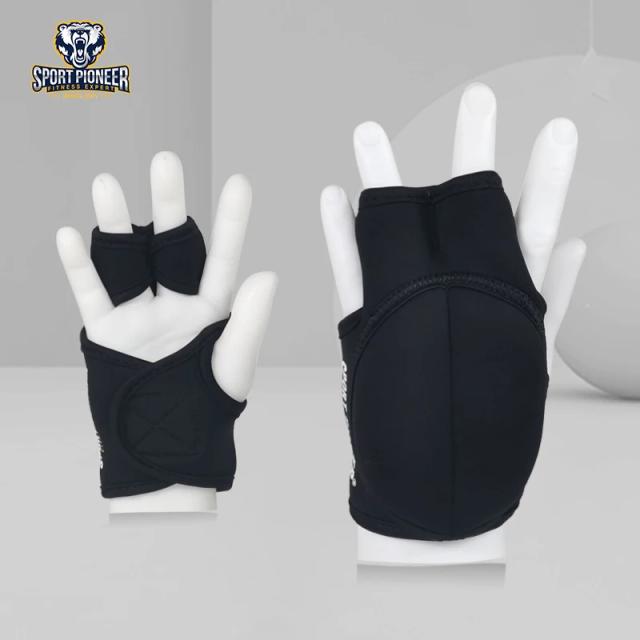 Luvas Fitness Ponderadas para Homens e Mulheres - Protetor de Mão para Bodybuilding e Ginástica com Bolsa de Areia de 1kg