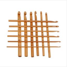 12-pacote de ganchos de mão de bambu, kit de agulhas de crochê de mão de 3-10mm com diferentes tamanhos, agulha de tricô, conjunto para iniciantes - Image 5