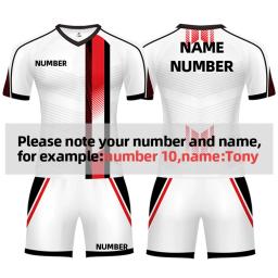 Conjuntos de futebol originais, camisas com design de roupa, camiseta personalizada de futebol juvenil, uniformes de equipe, clube, camisa de futebol - Image 4