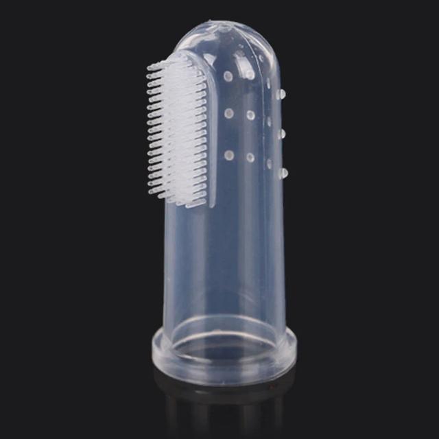Escova Dental Super Macia de Sílica Gel para Cães e Gatos: Combate Mau Hálito e Tártaro com Conforto e Eficácia