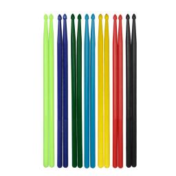 Colorido Nylon Drumsticks para Professional Drum Set, Percussão Instrument Acessórios, Drum Stick Peças, 5A, 1 Par - Image 1