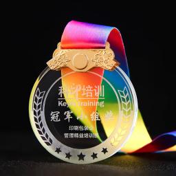 Cristal Medalha Troféu De Vidro Para Graduação, Presente DIY personalizado, Special Souvenir Awards - Image 1