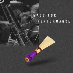 Naomi 2 pces/1 pacote NB-01 bassoon reed médio com caso profissional instrumento peças de reposição acessórios - Image 4