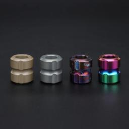 Titanium Alloy Knife Beads Corda de guarda-chuva colorida Moda DIY, Paracord Bead, Forma do parafuso, Cool Decorativo, Chaveiro Acessórios - Image 2
