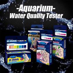 Aquário Fish Tank PH NO2 NO3 Nitrito Cloro Kit Testador Qualidade Água Testador Qualidade Água do Aquário - Image 5