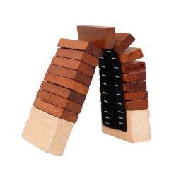 Instrumento de percussão de madeira, instrumentos musicais Orff, castanholas Clapper, brinquedos educativos infantis, sirene para iniciantes - Image 5