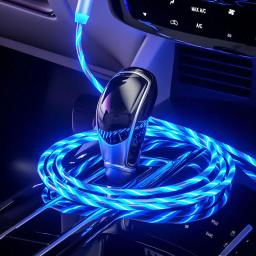 Cabo luminoso para carregamento magnético, com led, para buick regal lacrosse excelle gt/xt/gl8/confirme/envaves/envision/park, 1 metro - Image 4