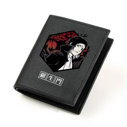 Bolsa de moedas Anime de cães vadios, carteira curta de couro PU, porta-cartão de identificação para meninos, bolsa longa dos desenhos animados, embreagem masculina - Image 4