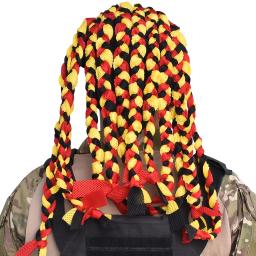 Paintball Airsoft Full Face Mask, óculos de proteção, tático, Indy sujo trançado, chapelaria testa, conjunto de máscara, acessórios de caça - Image 6