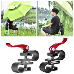 Cadeira de pesca resistente guarda-chuva suporte clipe fixo suportes montagem acessórios ao ar livre universal braçadeira - Image 2