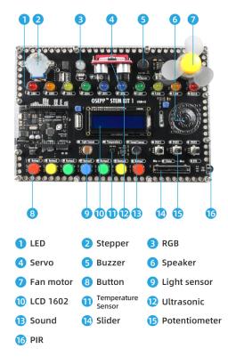 Programação Integrada de Desenvolvimento Componente Eletrônico Set, Iniciante Starter Kit para Arduino UNO, DIY, Tudo em Um - Image 6